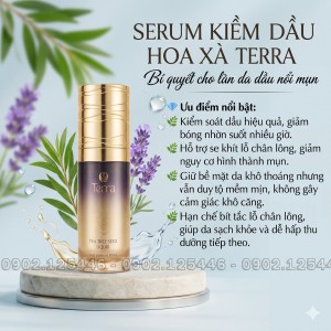 SERUM KIỀM DẦU HOA XÀ TERRA
